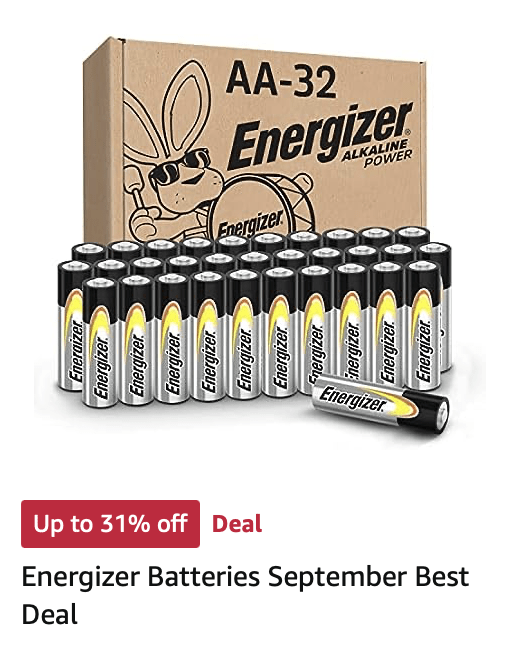 Up to Energizer Batteries