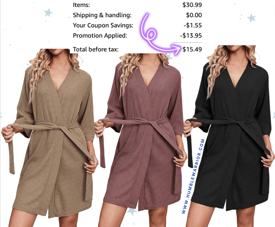 Ekouaer Knee Length Knit Bathrobe!