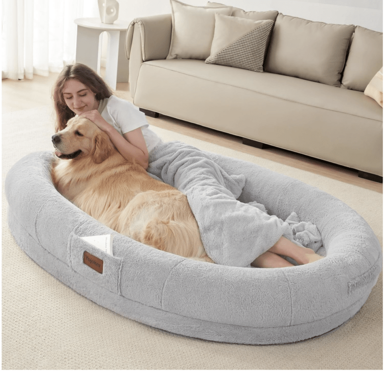 Human Dog Bed – coupon!
