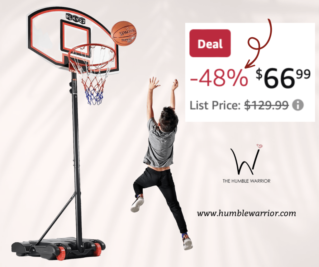Play22 Kids Adjustable Basketball Hoop!