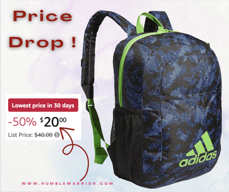 Adidas Backpack half off!