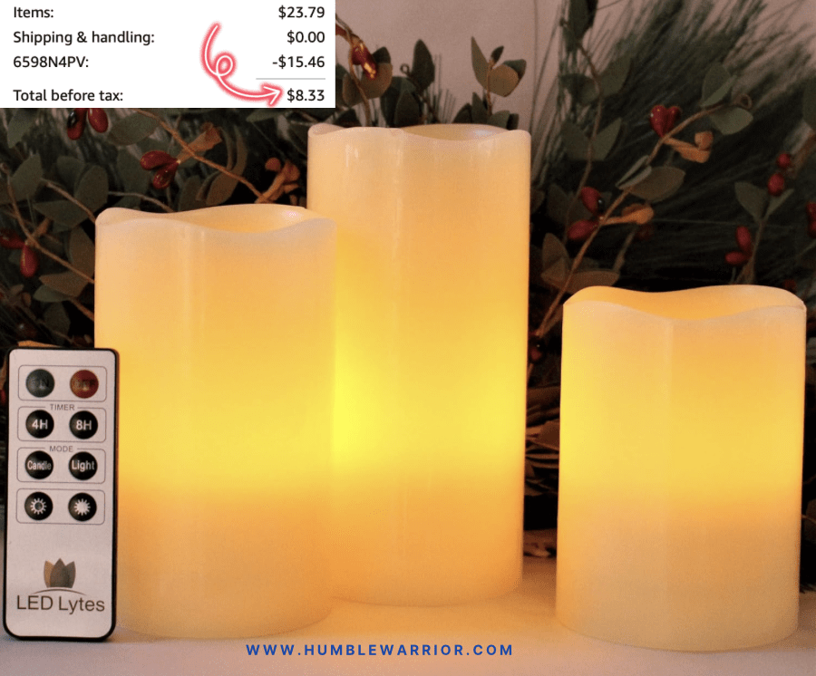 LED Lytes Set of 3 Flameless Candles!