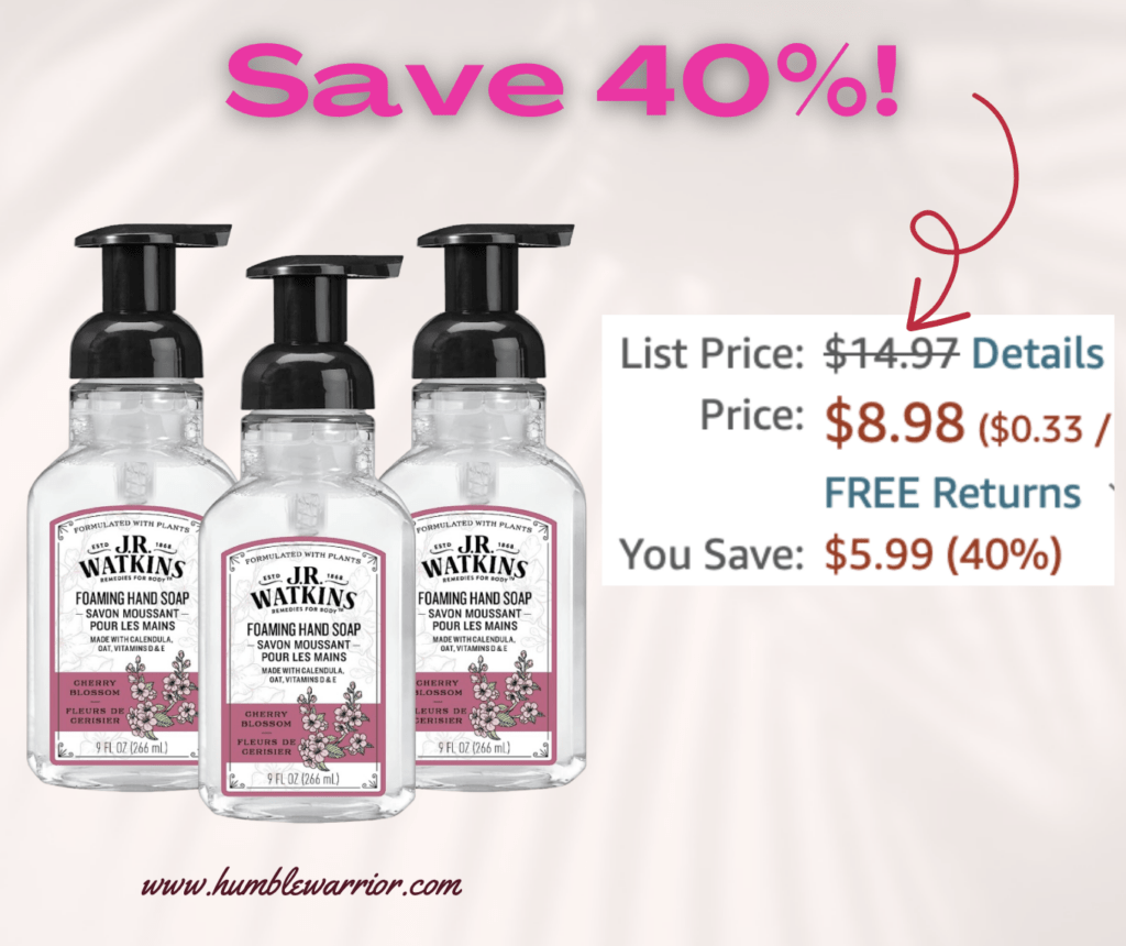 J.R. Watkins Foaming Hand Soap