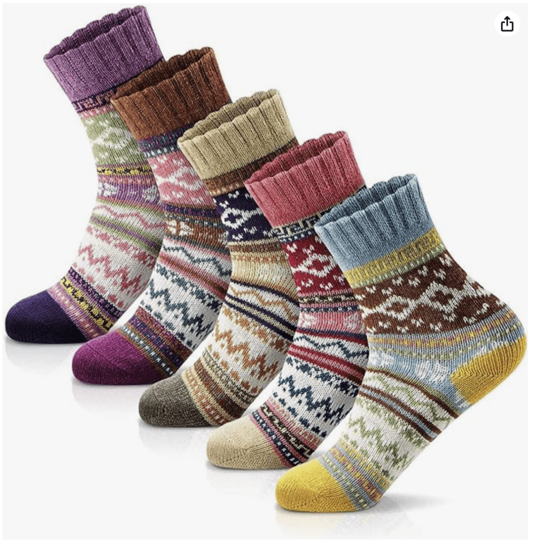 Cozy sock alert!
