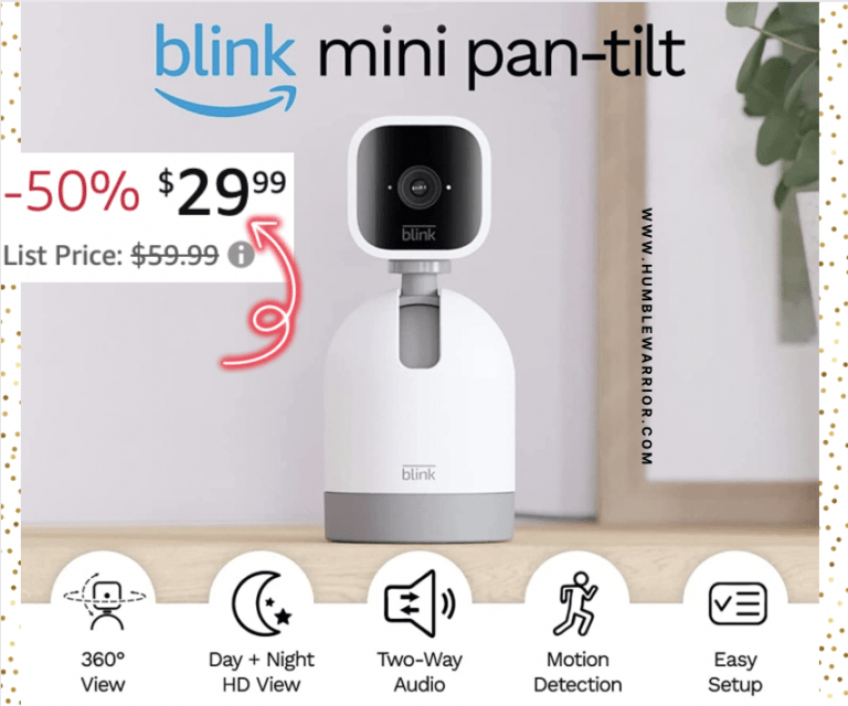 Blink Mini Indoor Pan-Tilt Camera!