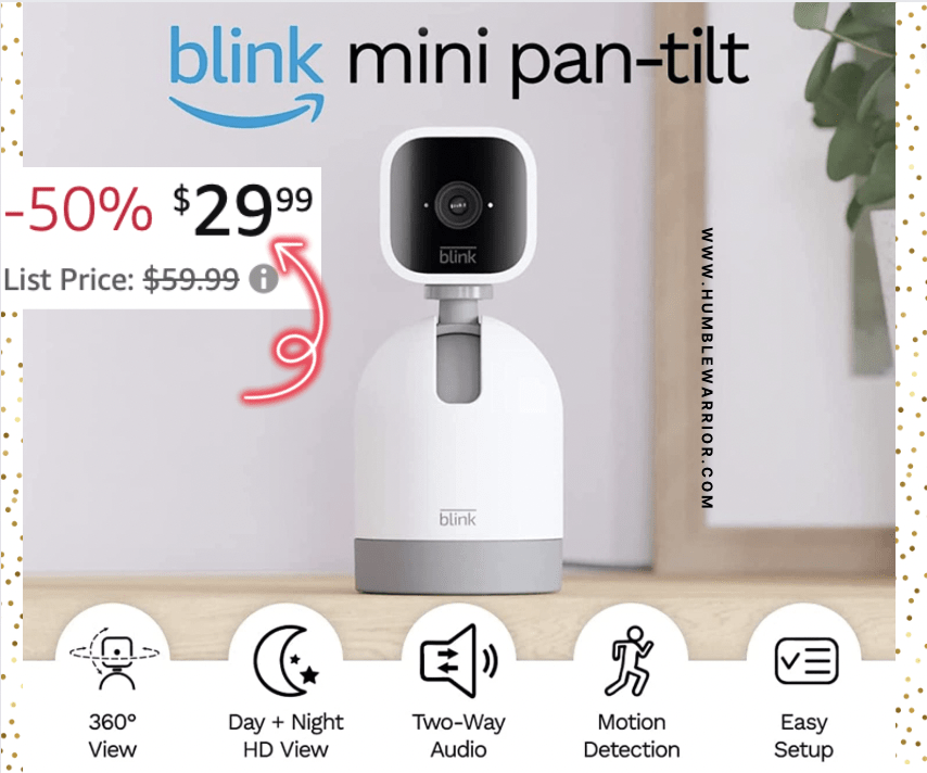 Blink Mini Indoor Pan-Tilt Camera!