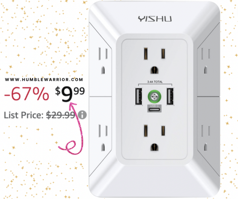 YISHU 3 Sided Outlet Extender!