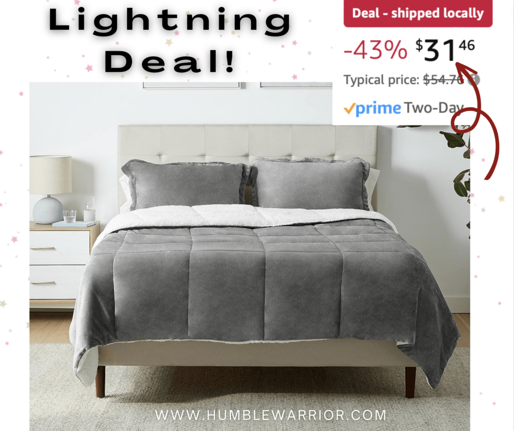 Amazon Basics 3-Pc Minty Bedding Set