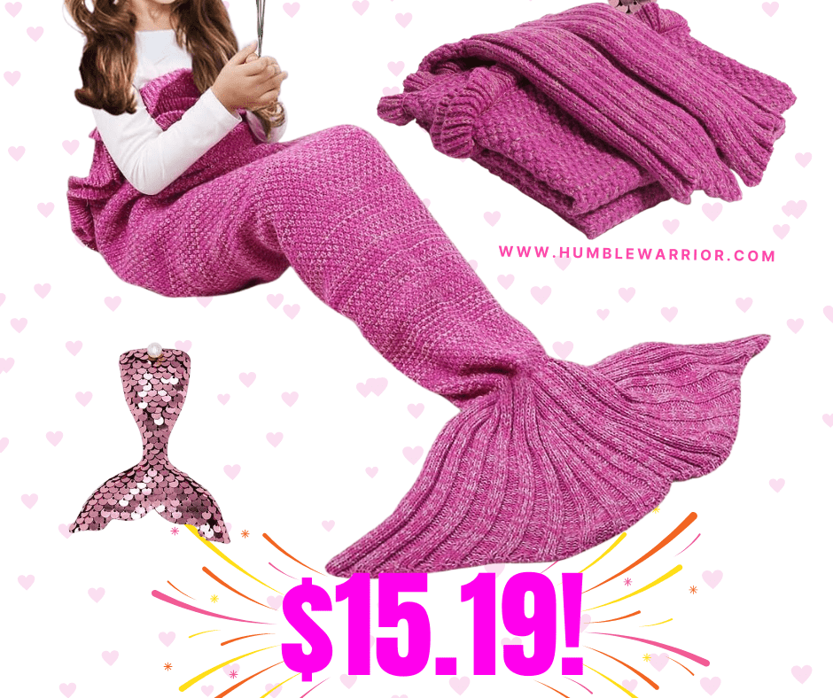 AmyHomie Mermaid Tail Crotchet Blanket!