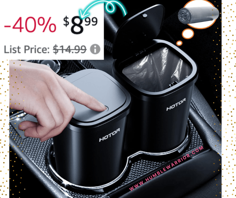 HOTOR 2-Pack of Car Trash Cans!