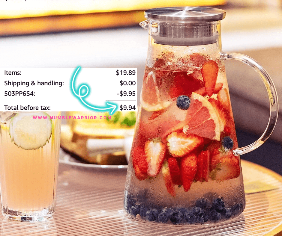 SUSTEAS 2-Liter Glass Pitcher!