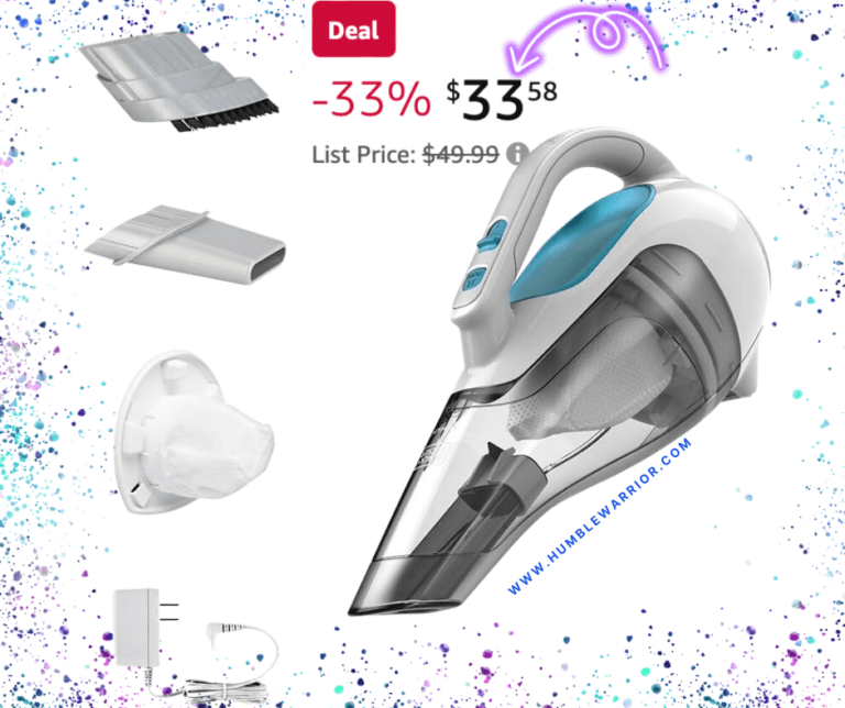 BLACK+DECKER HandHeld Cordless Vacuum!