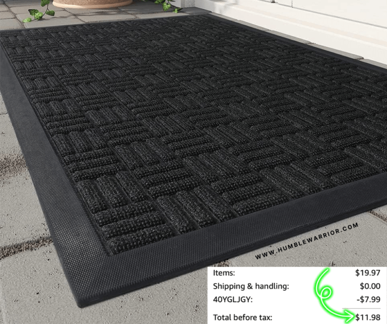 MontVoo Thick On-Slip Rubber Doormat!