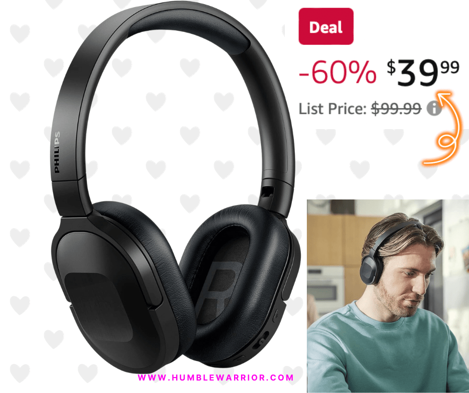 PHILIPS Noise Canceling Wireless Headphones!
