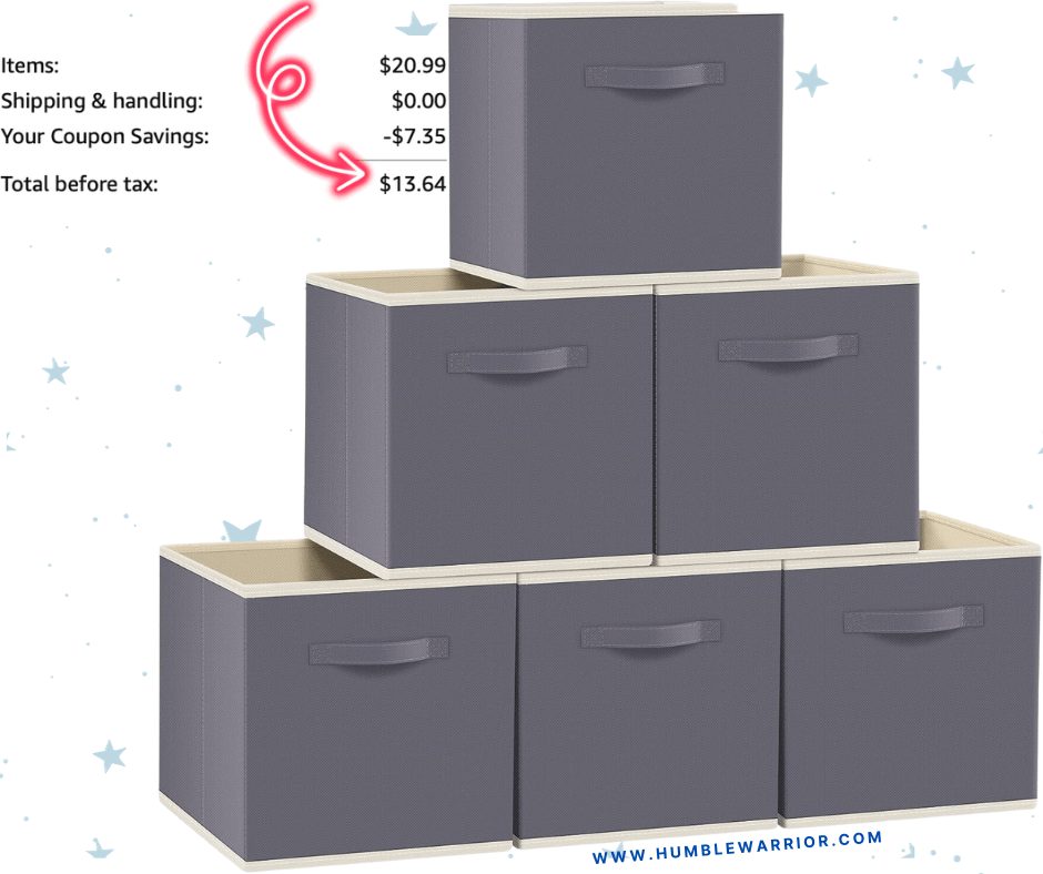 Fabtotes 6-Pack of Collapsible Storage Cubes!
