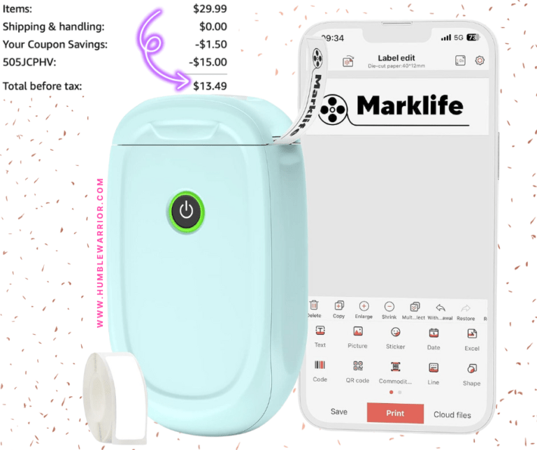 MARKLIFE Compact & Portable Label Maker!
