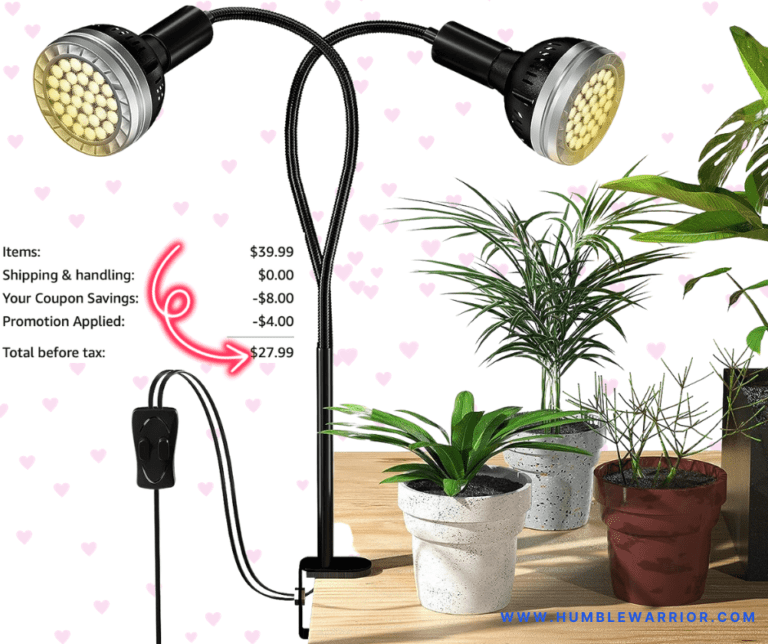 Kolem LED Grow Light with 2 Grow Light Bulbs!
