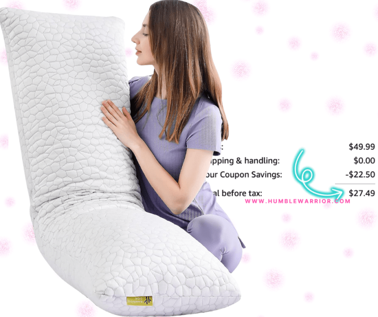 Touzaiira Adjustable Body Pillow with Stuffed Memory Foam!