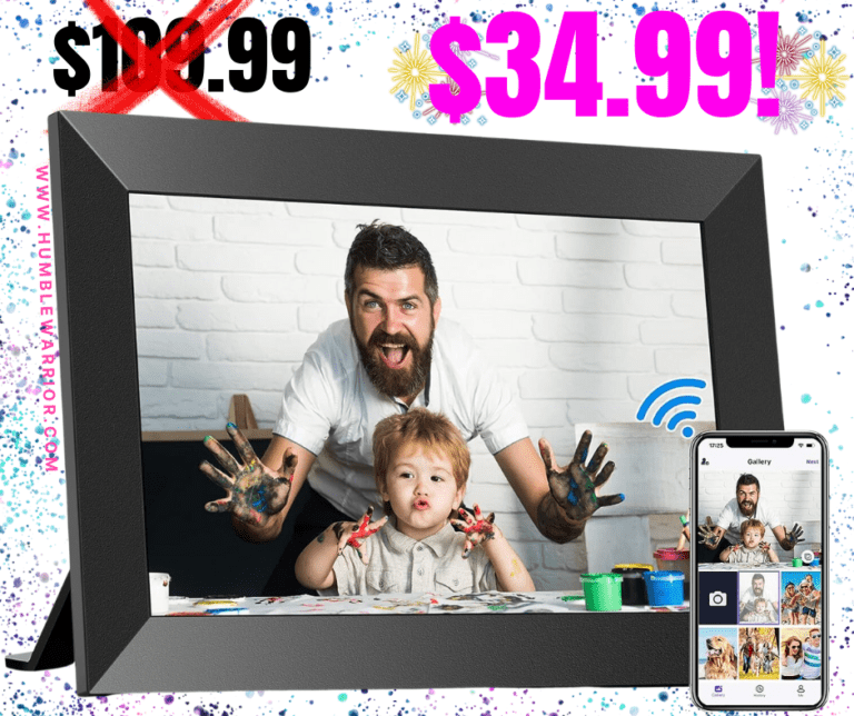 BUASUO 10-inch WiFi Digital Picture Frame!
