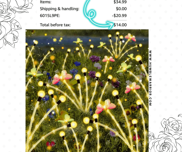 Geburun 4-Pack of Solar Butterfly Garden Lights!