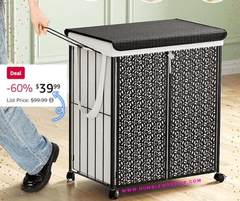 VOPEAK Laundry Basket with Wheels!