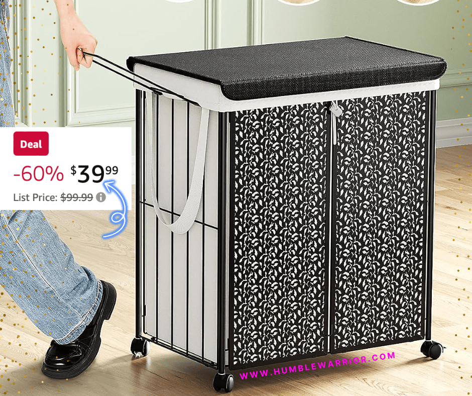 VOPEAK Laundry Basket with Wheels!