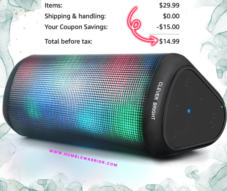 CLEVER BRIGHT LED Portable Wireless Bluetooth Speaker!