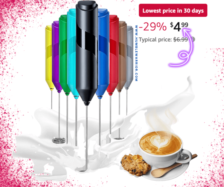 Simple Deluxe Electric Milk Frother!
