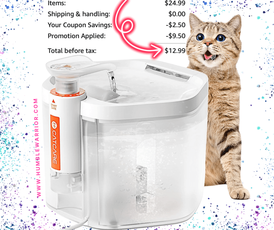 Cat Care Pet Water Fountain!