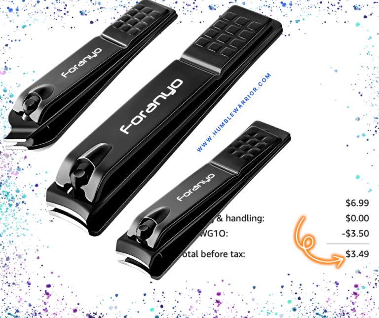 Foranyo Set of 3 Nail Clippers!