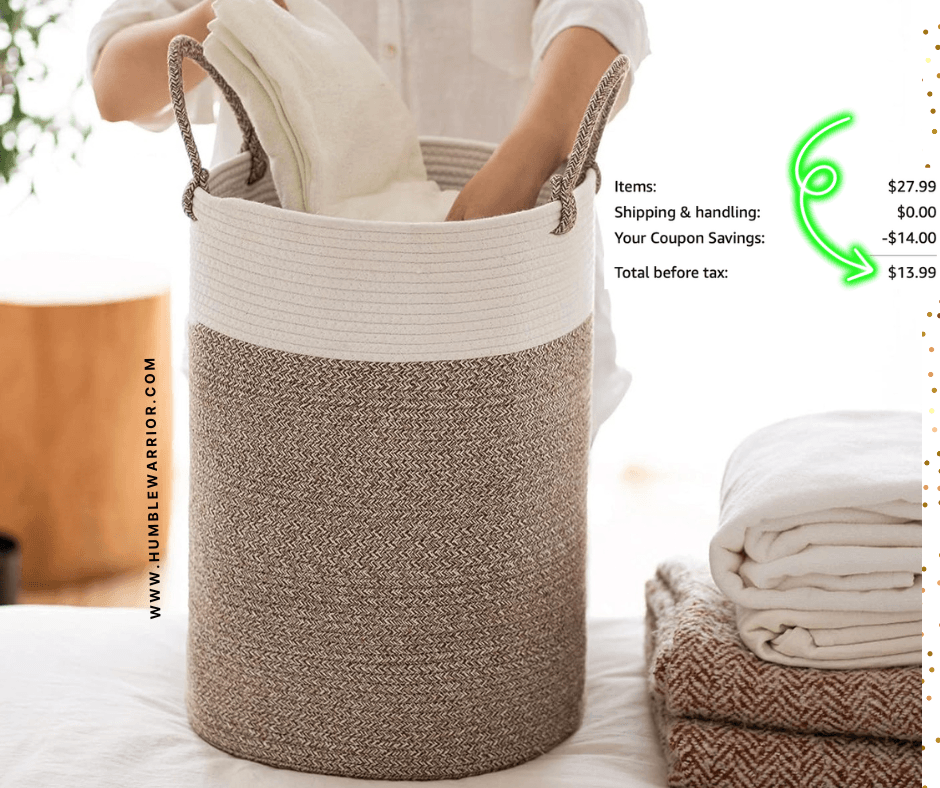 INDRESSME Tall Laundry Basket with Handles!