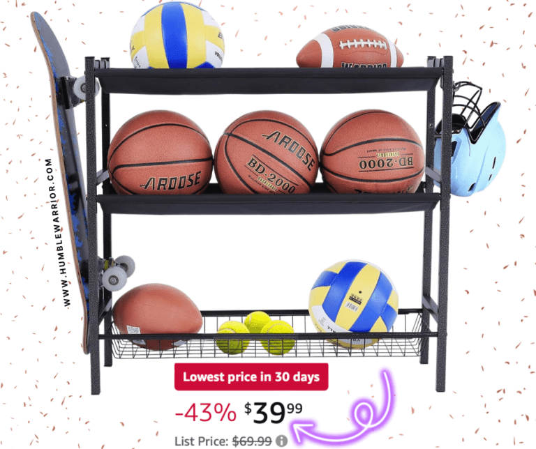 Mythinglogic Sports Equipment Organizer Rack!