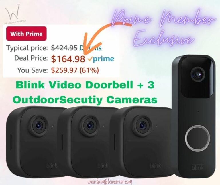 Prime Exclusive Blink Doorbell & Camera Bundle !