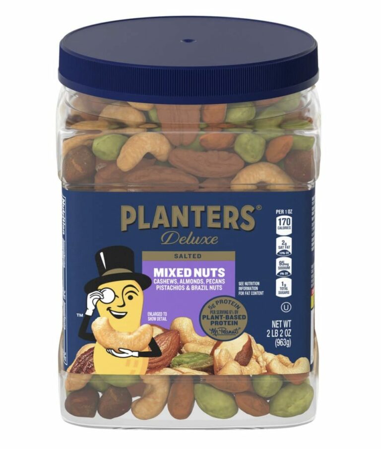Planters Deluxe Salted Mixed Nuts