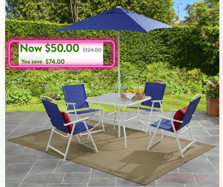 Mainstays Outdoor Patio Dining Set