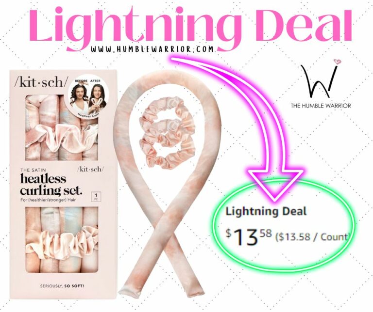 Lightning on the Kitsch Satin Heatless Curling Set!!
