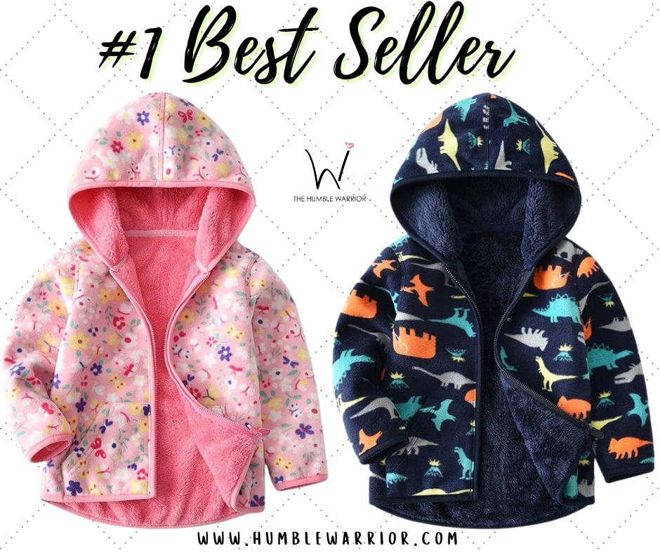 #1 Best Selling Feidoog Toddler Hooded Polar Fleece Jackets!!