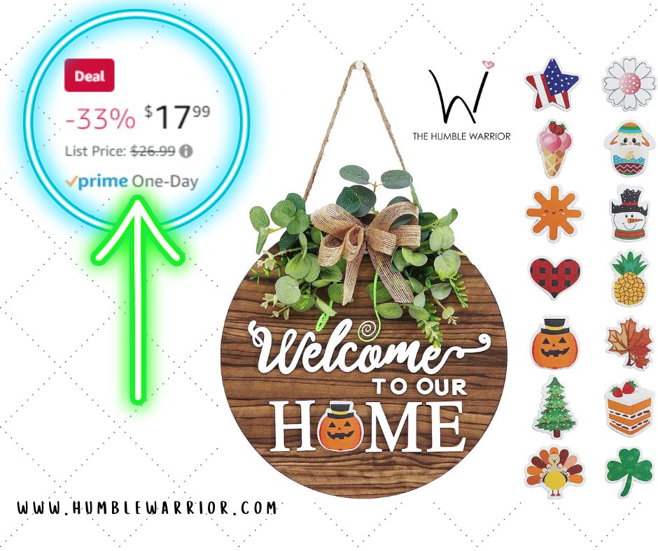 Interchangeable Seasonal Welcome Sign!!
