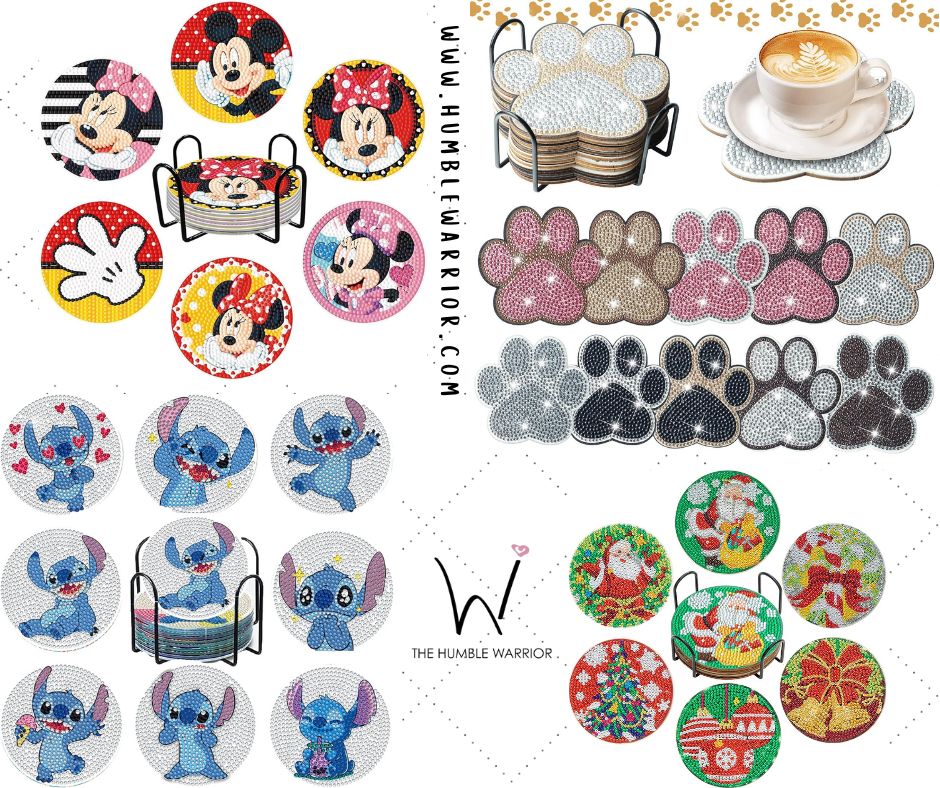 Junrife Diamond Painting Coasters!!!