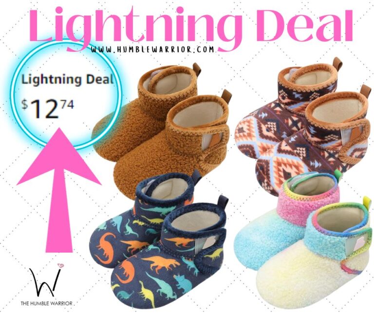BARERUN Toddler Slippers Lightning !!