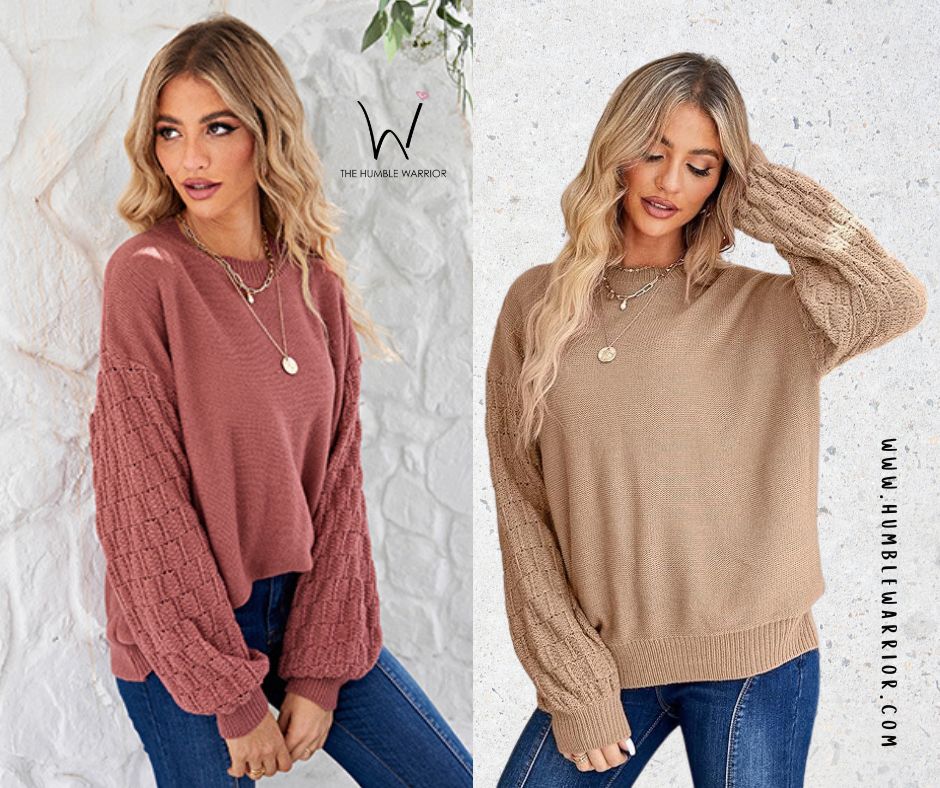 Miessial Lantern Sleeve Sweaters!