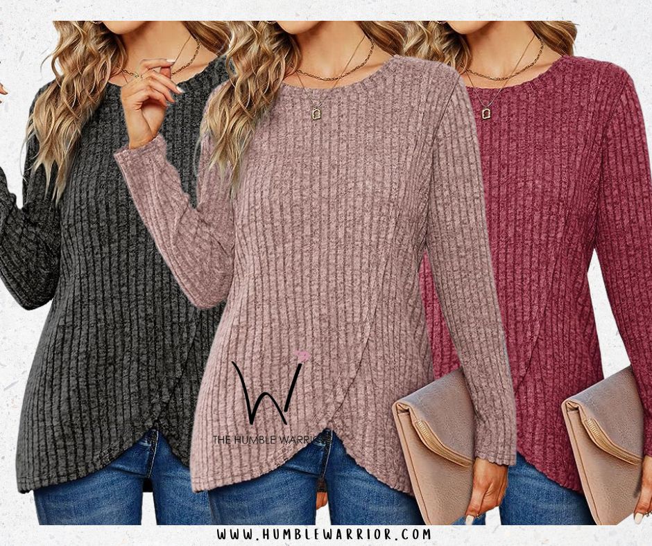 Glanzition Tulip Hem Tunic Tops!
