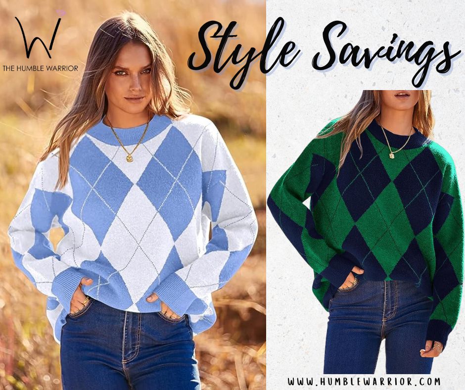 BTFBM Oversized Argyle Sweaters!!