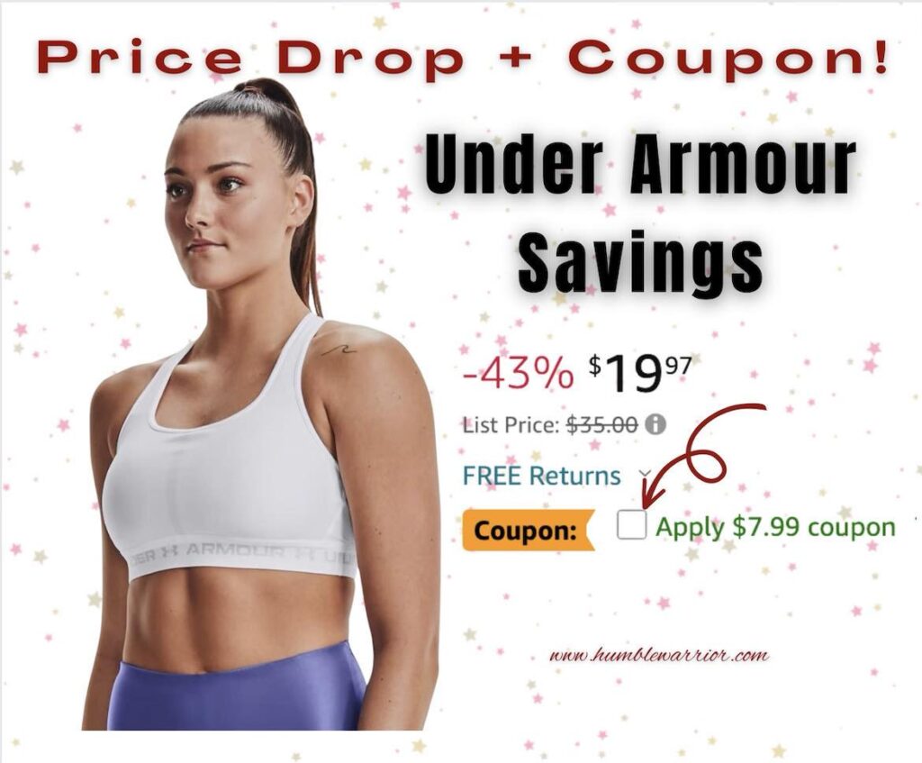 Under Armour Women’s Crossback Mid Impact Sports Bras