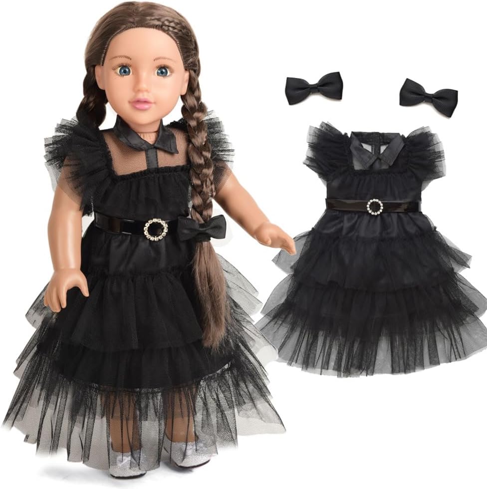 Wednesday Costume for 18″ Dolls!!