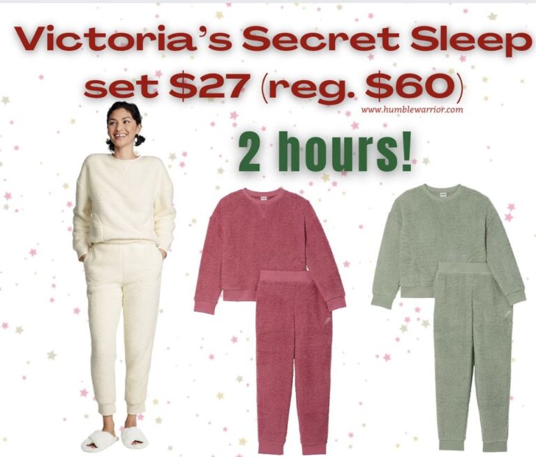 Victoria’s Secret cozy sleep set