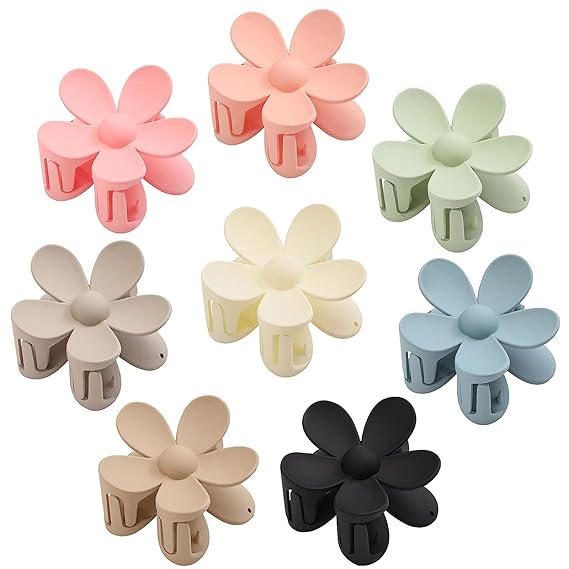 8PCS Trending Flower Claw Clips!