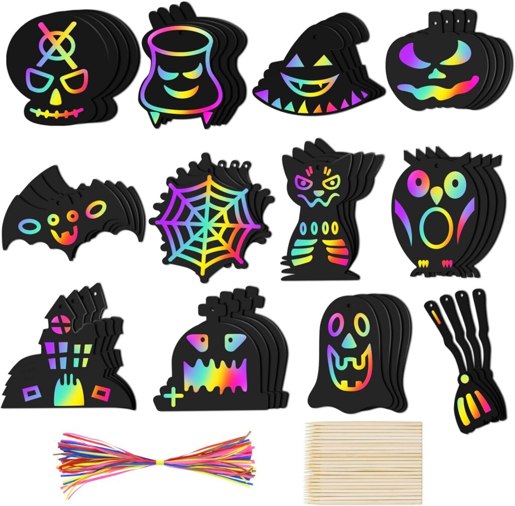 Halloween Scratch Paper Kit!