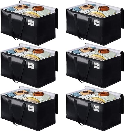 6 pack of BlissTotes Moving Bags