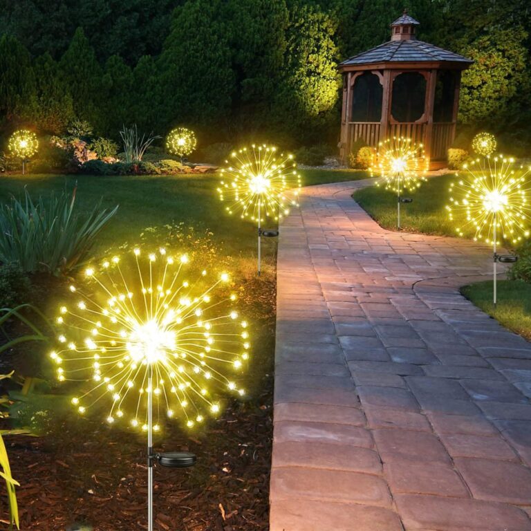 LORRYTE 4-Pack of Solar Firework Lights!